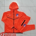 Atletico Madrid Veste Foot - Sweat A Capuche orange Homme 22 23 JK423