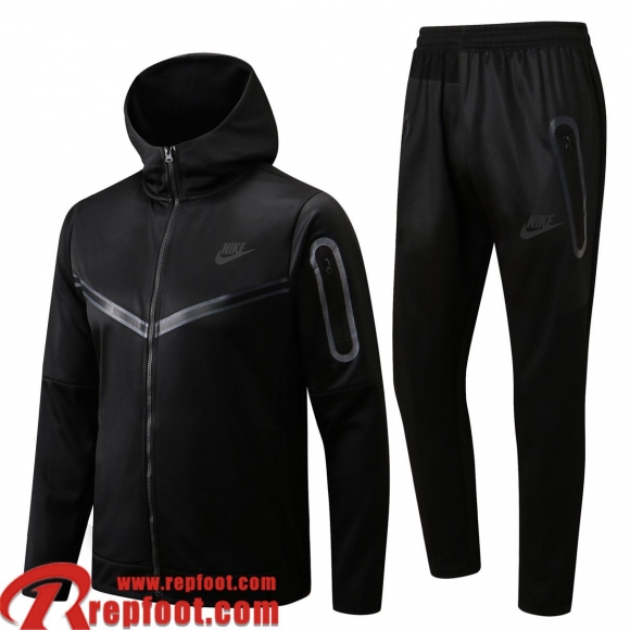 Sport Veste Foot - Sweat A Capuche noir Homme 22 23 JK431