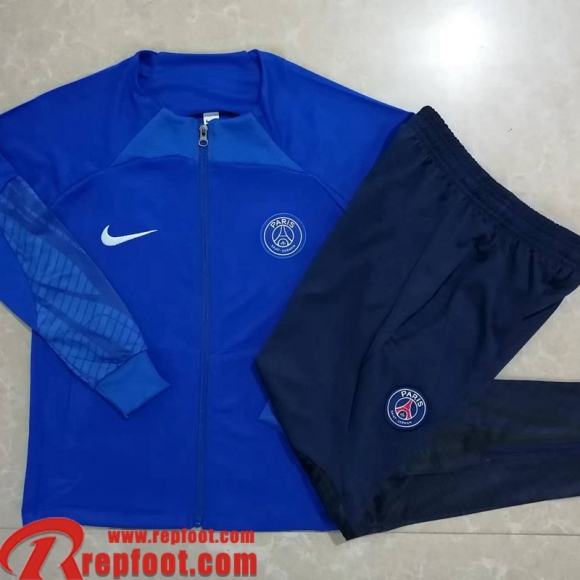 PSG Veste Foot bleu Homme 22 23 JK448