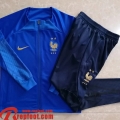 France Veste Foot bleu Homme 22 23 JK449