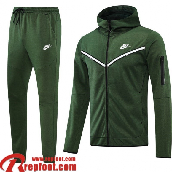 Sport Veste Foot - Sweat A Capuche vert Homme 22 23 JK386