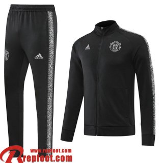 Manchester United Veste Foot noir Homme 22 23 JK397