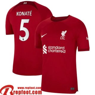 Liverpool Maillot De Foot Domicile Homme 22 23 Konaté 5