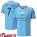 Manchester City Maillot De Foot Domicile Homme 22 23 Sterling 7