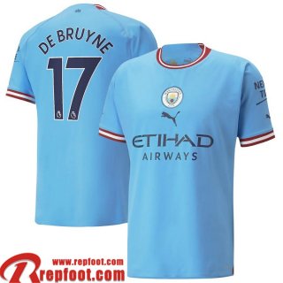 Manchester City Maillot De Foot Domicile Homme 22 23 De Bruyne 17