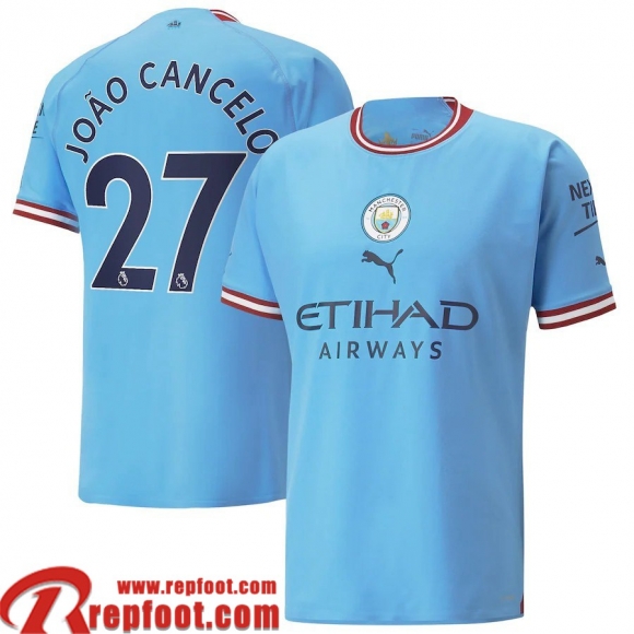 Manchester City Maillot De Foot Domicile Homme 22 23 João Cancelo 27