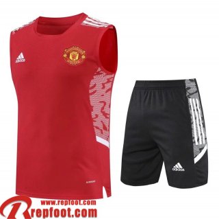 Manchester United Sans manches rouge Homme 22 23 PL494