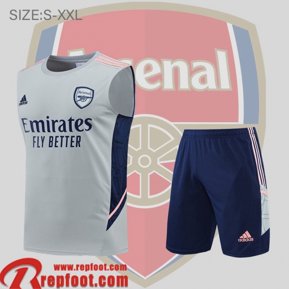 Arsenal Sans manches gris Homme 22 23 PL503