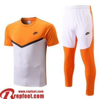 Sport T-Shirt orange blanc Homme 22 23 PL548