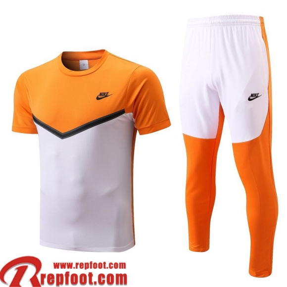 Sport T-Shirt orange blanc Homme 22 23 PL548