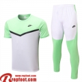 Sport T-Shirt blanc vert Homme 22 23 PL555