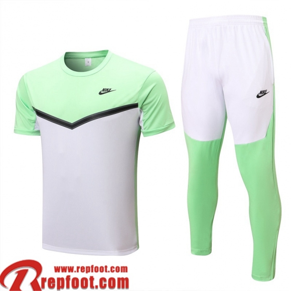Sport T-Shirt blanc vert Homme 22 23 PL555 Sport T-Shirt blanc vert Homme 22 23 PL555
