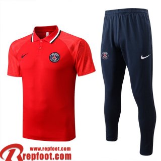 PSG Polo foot rouge Homme 22 23 PL563