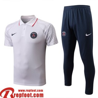 PSG Polo foot Blanc Homme 22 23 PL568
