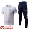 Marseille Polo foot Blanc Homme 22 23 PL578 Marseille Polo foot Blanc Homme 22 23 PL578