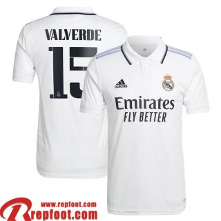 Real Madrid Maillot De Foot Domicile Homme 22 23 Valverde 15