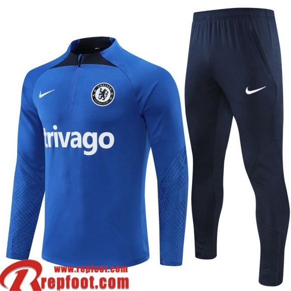 Chelsea Survetement de Foot bleu Homme 22 23 TG289  Chelsea Survetement de Foot bleu Homme 22 23 TG289