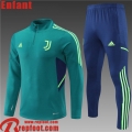 Juventus Survetement de Foot vert Enfant 22 23 TK297