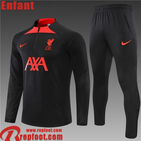 Liverpool Survetement de Foot jaune Enfant 22 23 TK304