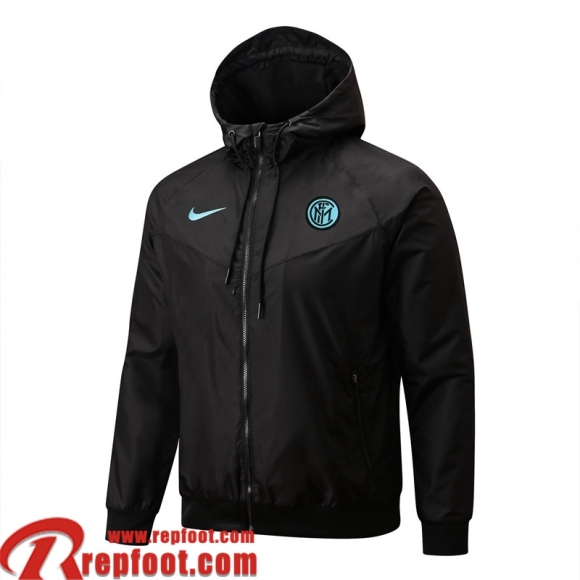 Inter Milan Coupe Vent - Sweat a Capuche noir Homme 22 23 WK72