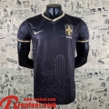 Bresil Maillot De Foot Noir Homme 22 23 AG18