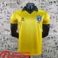 Bresil Retro Maillot De Foot World Cup Jaune Homme 1986 AG28
