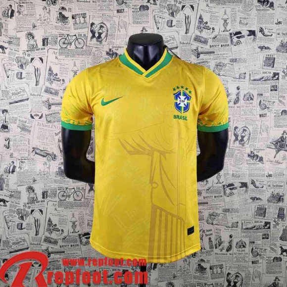 Bresil Maillot De Foot Jaune Homme 22 23 AG42  Bresil Maillot De Foot Jaune Homme 22 23 AG42