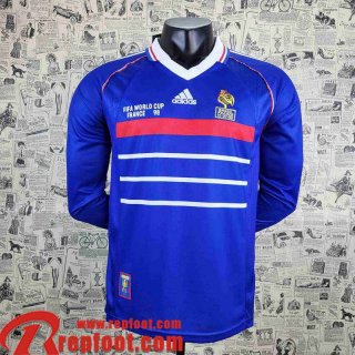 France Maillot De Foot World Cup Domicile Homme 1998 AG80