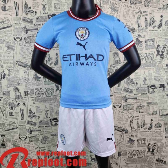 Manchester City Maillot De Foot Domicile Enfant 22 23 AK47