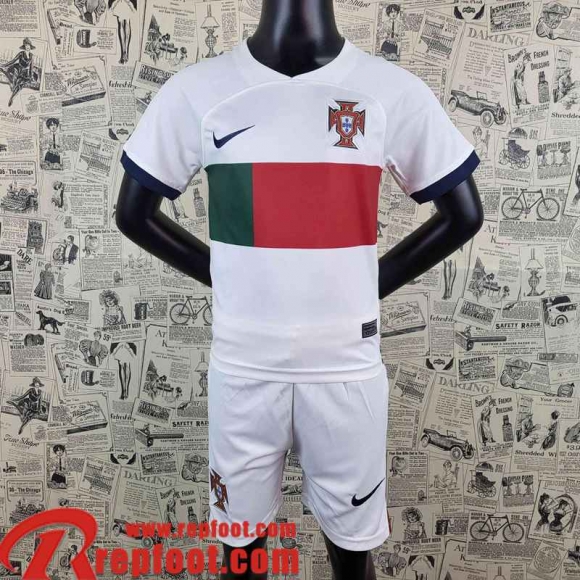Portugal Maillot De Foot World Cup Exterieur Enfant 2022 AK51