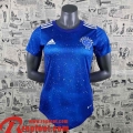 Cruzeiro Maillot De Foot Bleu Femme 22 23 AW11