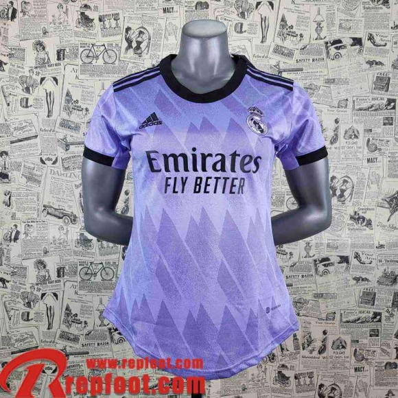Real Madrid Maillot De Foot Exterieur Femme 22 23 AW38 Real Madrid Maillot De Foot Exterieur Femme 22 23 AW38