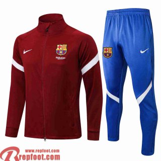 Barcelone Veste Foot Homme rouge 2021 2022 JK92