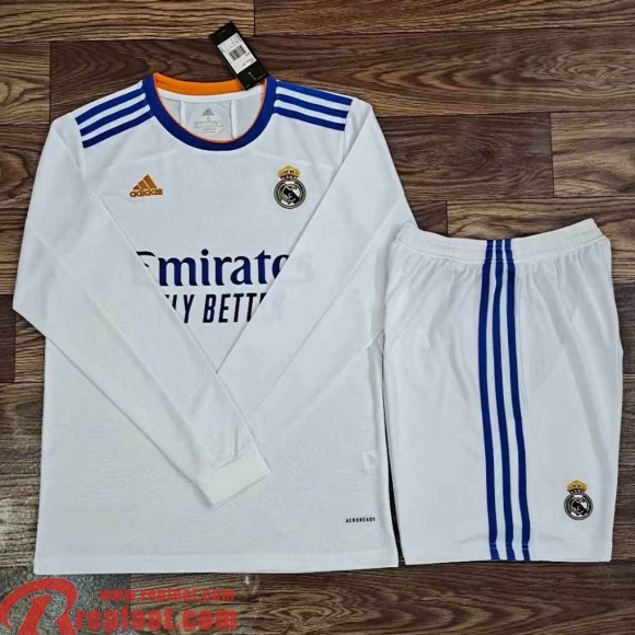 Real Madrid Maillot De Domicile Manche Longue Homme 2021/2022 Real Madrid Maillot De Domicile Manche Longue Homme 2021/2022