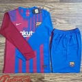 Barcelone Maillot De Domicile Manche Longue Homme 2021/2022