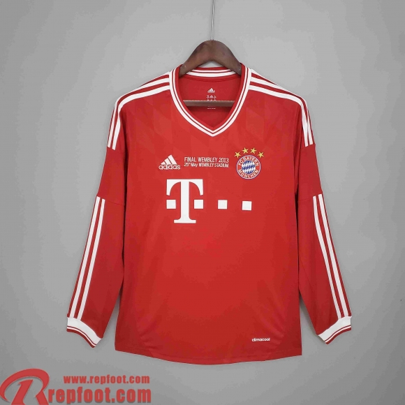 Bayern Munich Maillot De Retro Domicile Manche Longue Homme 13/14