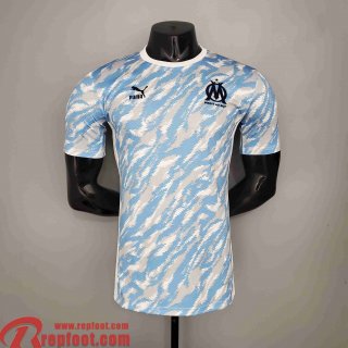 Marseille T-shirt Homme rouge Bleu 2021 2022 KT04
