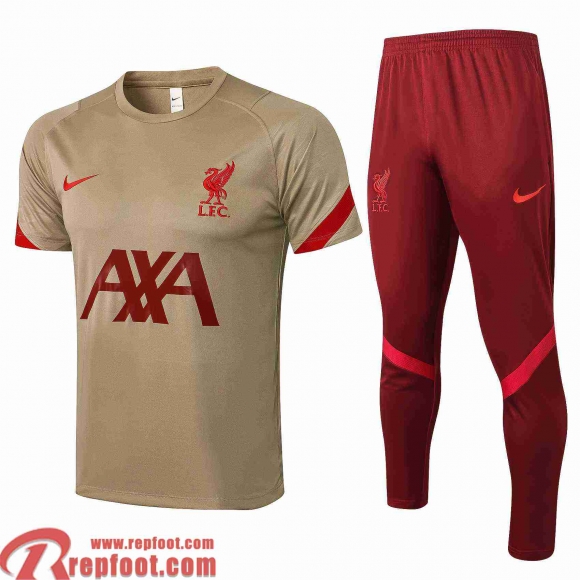 Liverpool T-shirt Homme jaune 2021 2022 PL102