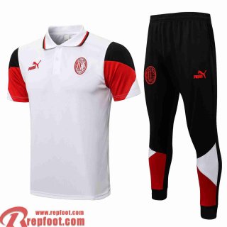 AC Milan Polo foot Homme blanche 2021 2022 PL107
