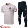 PSG Polo foot Homme gris 2021 2022 PL111