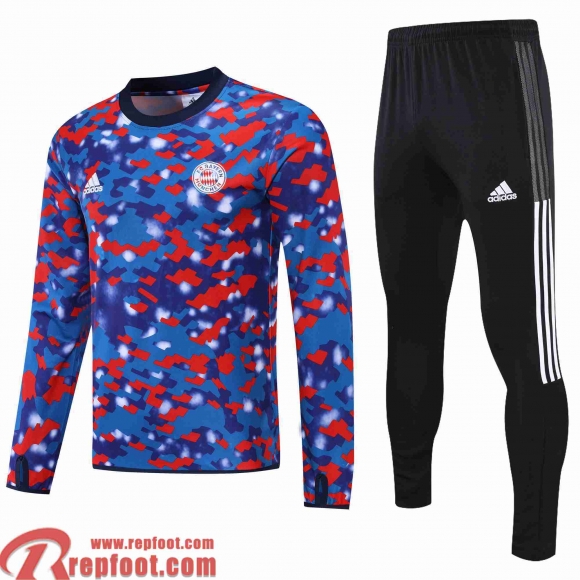 Bayern Munich Survetement Foot Homme bleu rouge 2021 2022 TG43  Bayern Munich Survetement Foot Homme bleu rouge 2021 2022 TG43