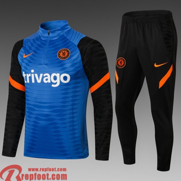 Chelsea Survetement Foot Homme bleu Noir 2021 2022 TG45  Chelsea Survetement Foot Homme bleu Noir 2021 2022 TG45