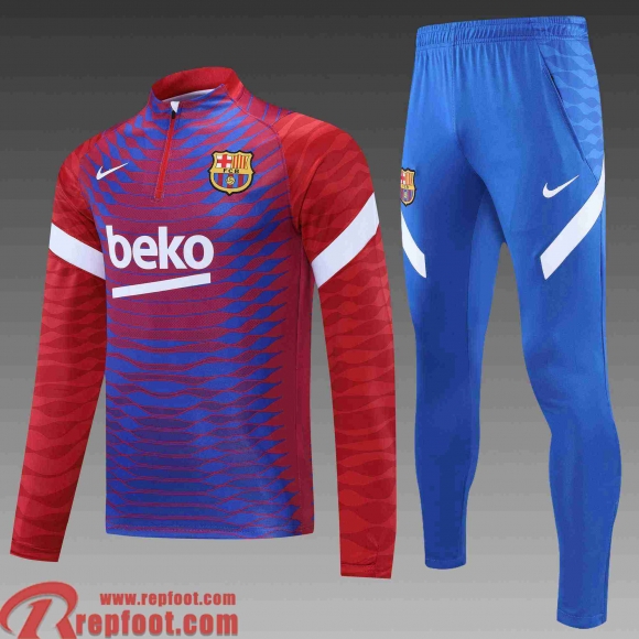 Barcelone Survetement Foot Homme rouge Bleu 2021 2022 TG47