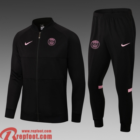 PSG Survetement Foot Homme noir 2021 2022 TG53