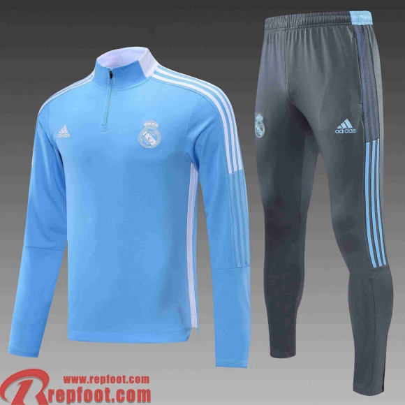 Real Madrid Survetement Foot Homme bleu 2021 2022 TG57