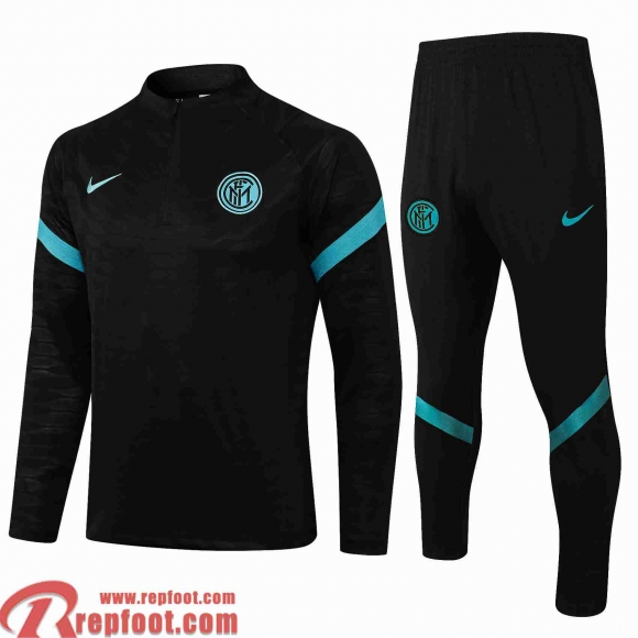 Inter Milan Survetement Foot Homme noir 2021 2022 TG64