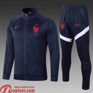 France Veste Foot Enfant bleu 2021 2022 TK43