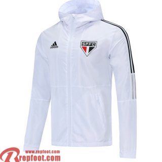 Juventus Coupe Vent - Sweat a Capuche Homme blanche 2021 2022 WK19