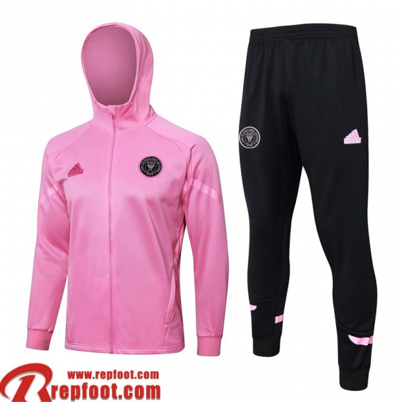 Inter Miami Veste Foot - Sweat A Capuche Homme 24 25 B188  Inter Miami Veste Foot - Sweat A Capuche Homme 24 25 B188