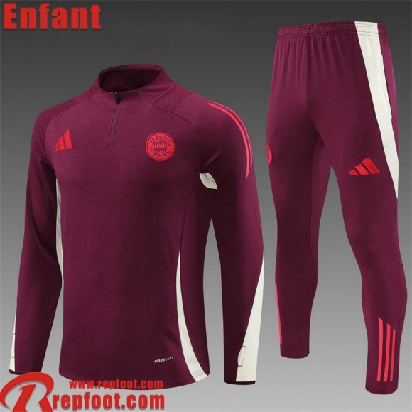 Bayern Munich KIT: Survetement de Foot Enfant 24 25 C304